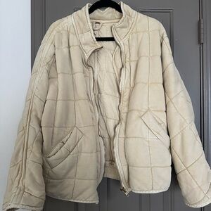 Free People Dolman Quilted Jacket- SMALL